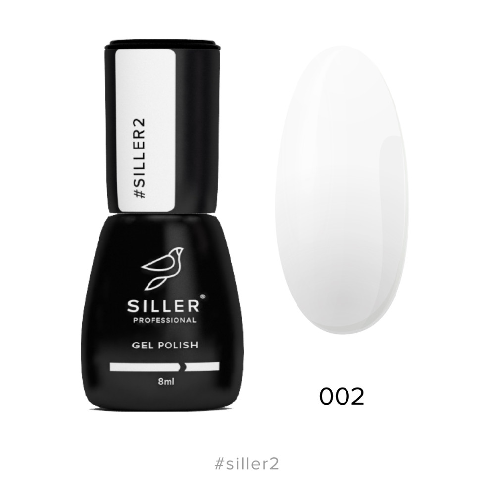 Гель-лак Siller Professional 002 білий. 8 мл