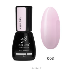 Гель-лак Siller Professional 003 бело-сиреневый. 8 мл