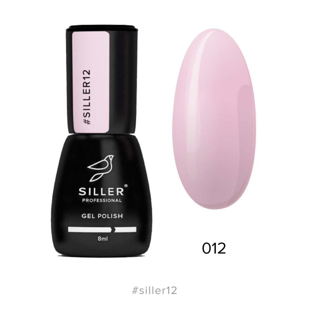 Гель-лак Siller Professional 012 ніжно-рожевий. 8 мл