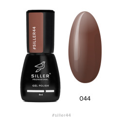 Гель-лак Siller Professional 044 бордово-коричневый. 8 мл