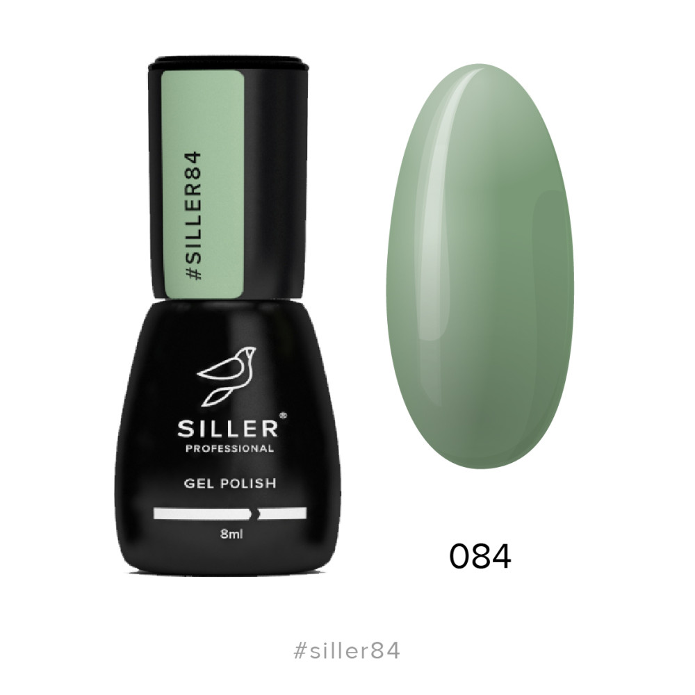 Гель-лак Siller Professional 084 світло-оливковий. 8 мл