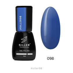 Гель-лак Siller Professional 098 индиго. 8 мл