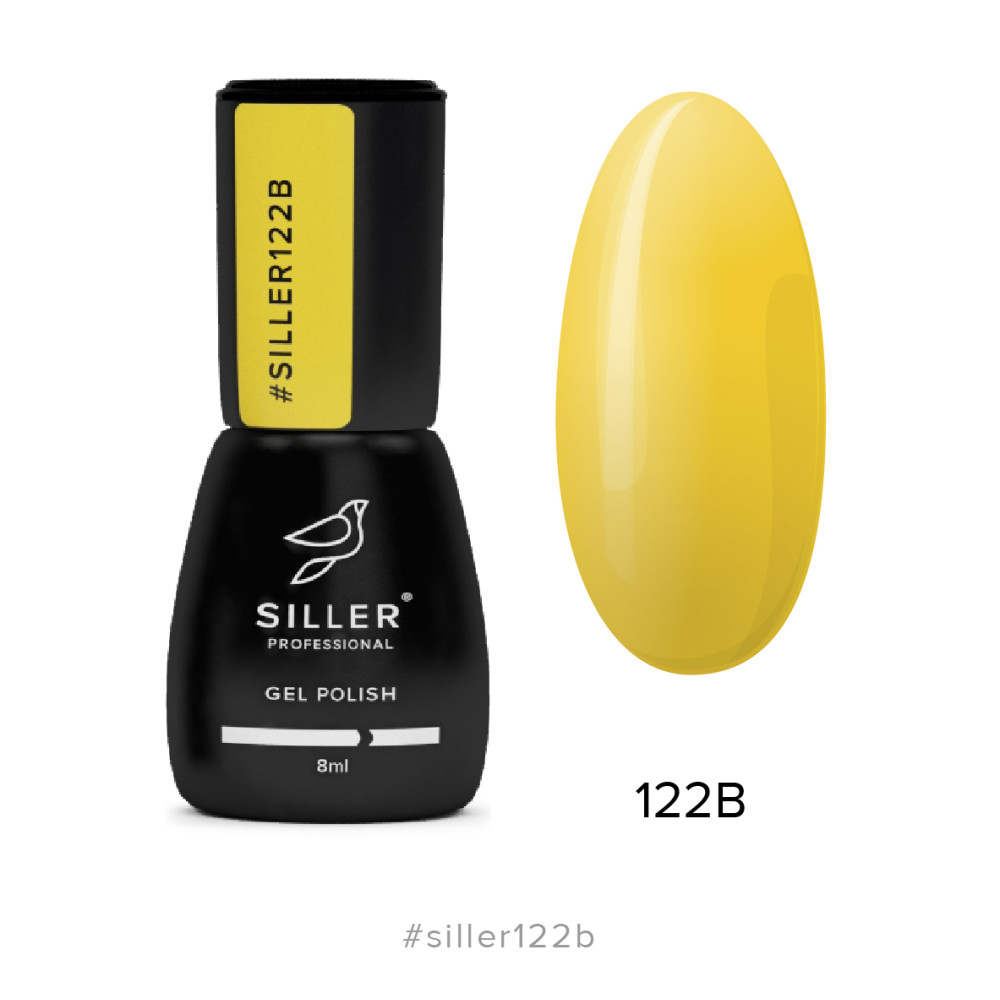Гель-лак Siller Professional 122B жовтий. 8 мл