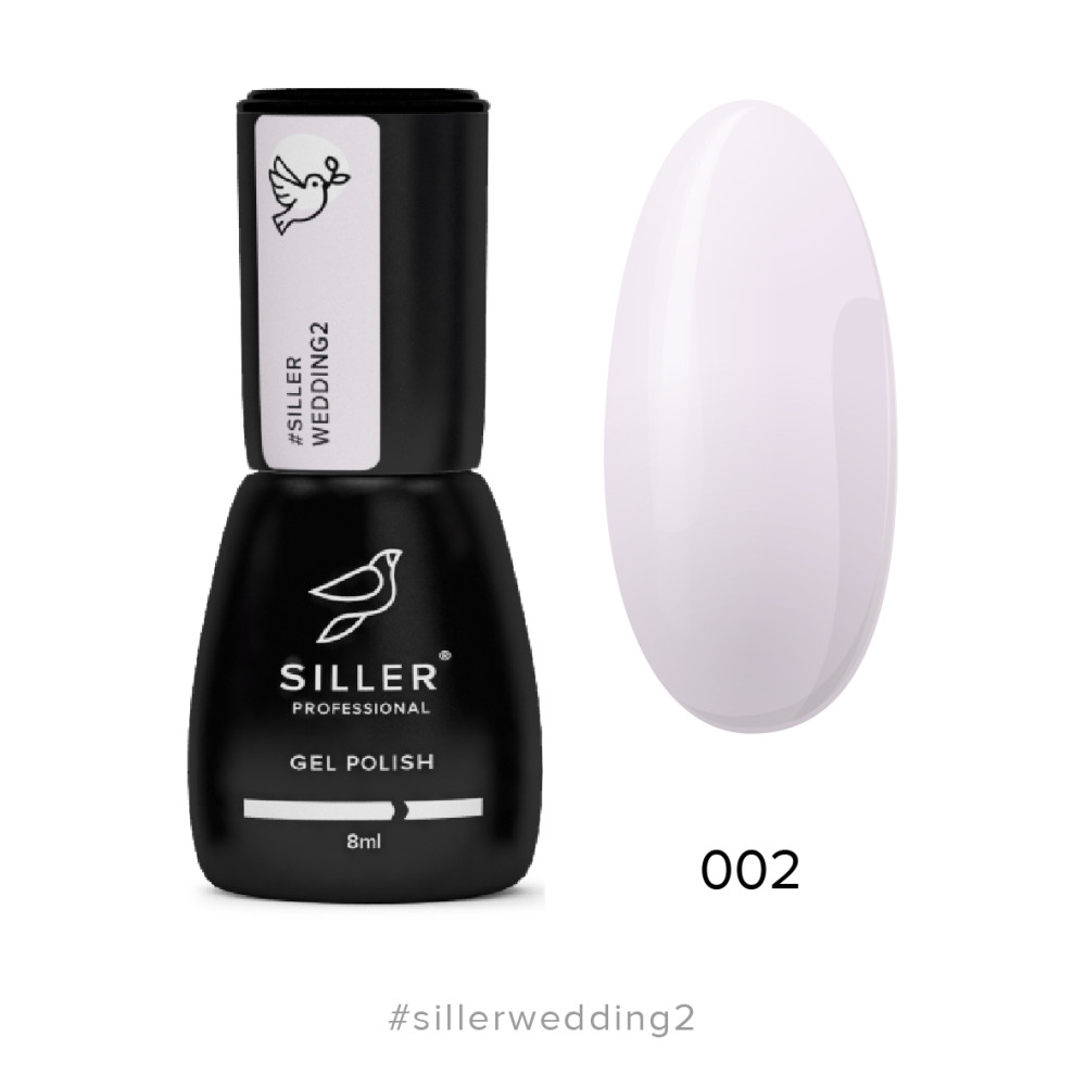 Гель-лак Siller Professional Wedding 002 ніжно-лавандовий. 8 мл