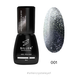 Гель-лак Siller Professional Crystal Eye 001 хрустальная кошка. 8 мл