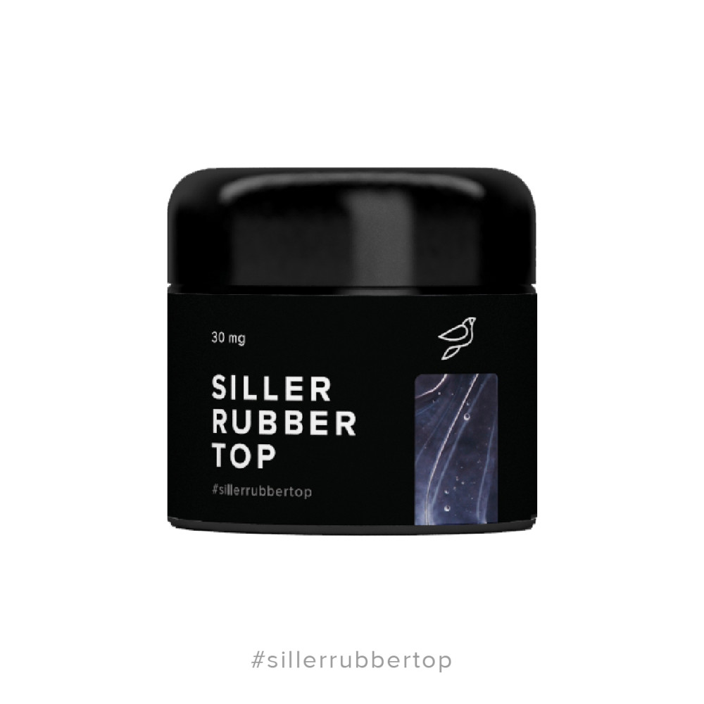 Топ каучуковий для гель-лаку Siller Professional Top Rubber. 30 мл