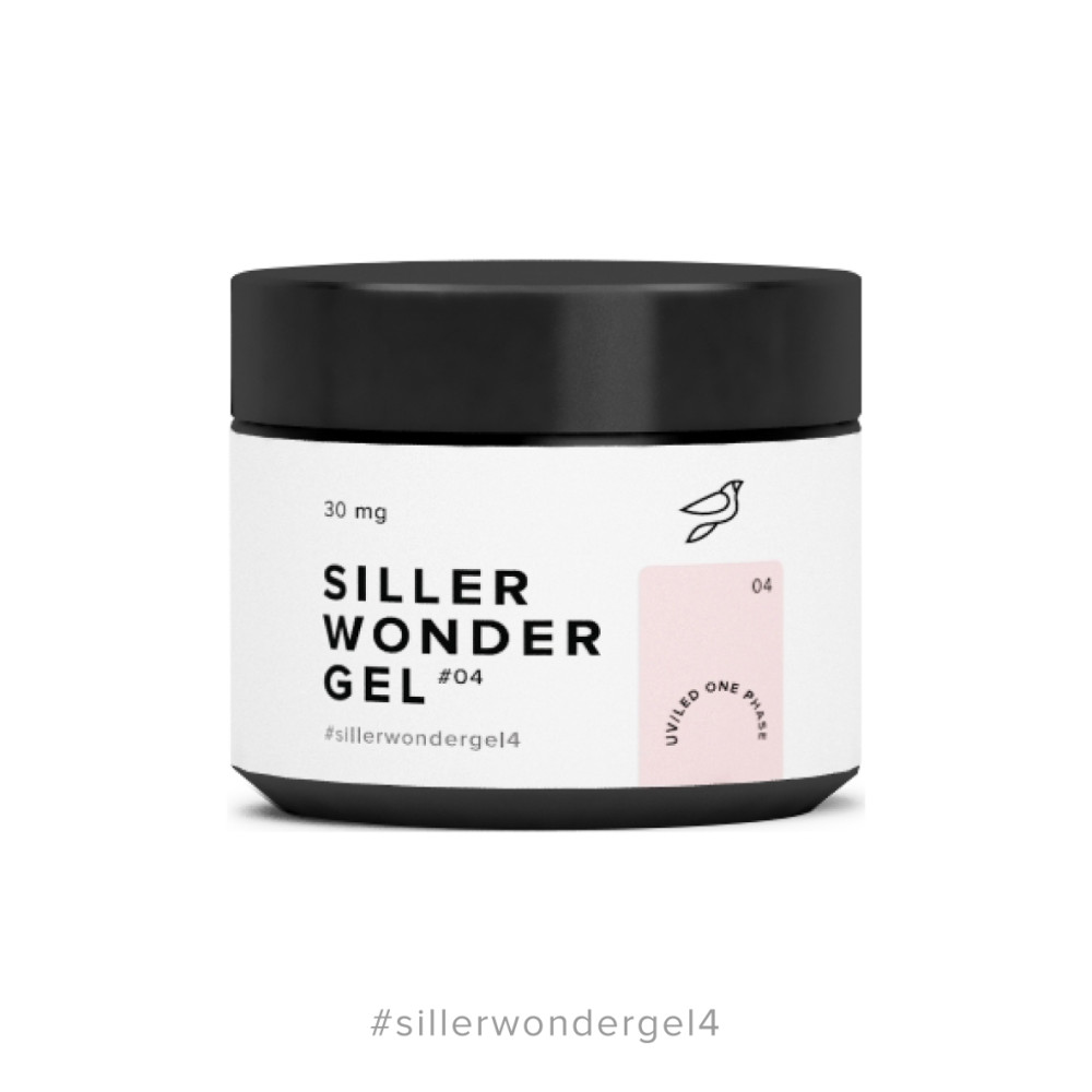 Гель камуфлирующий Siller Professional Wonder Gel 004. розово-бежевый. 30 мг