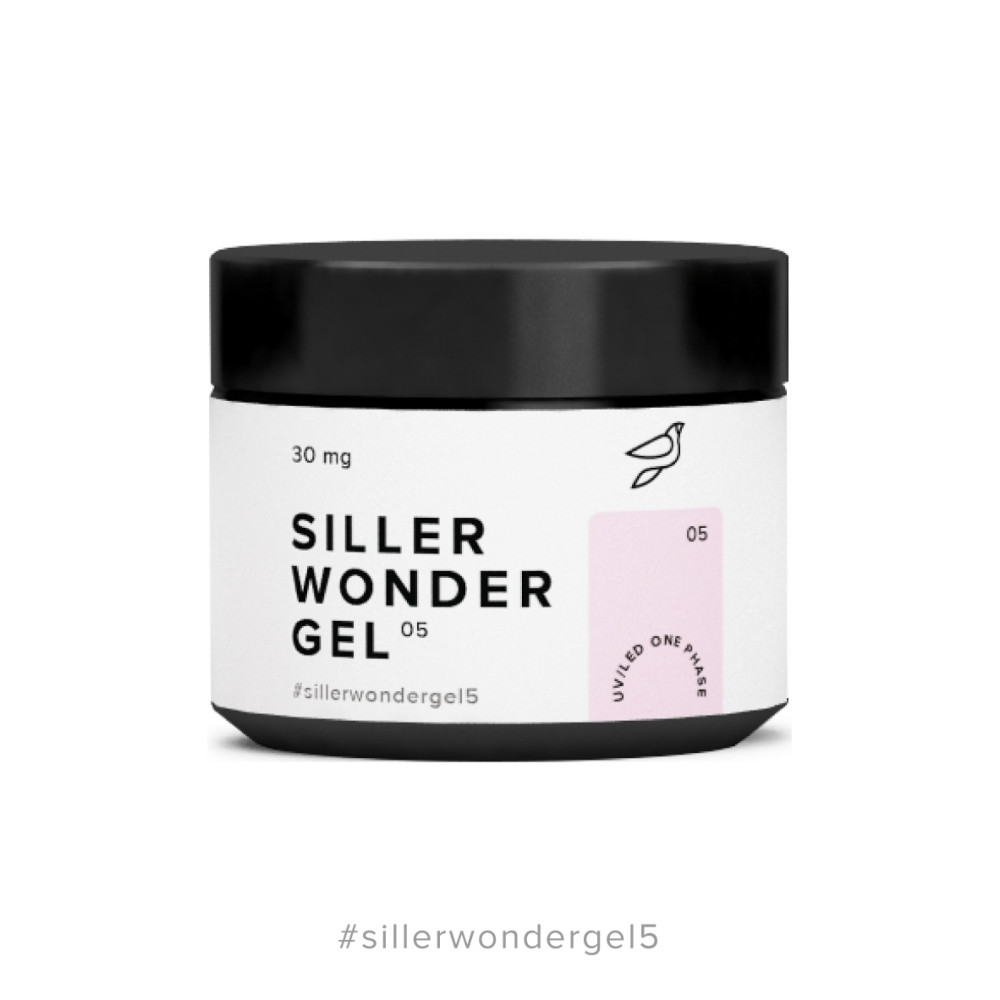 Гель камуфлирующий Siller Professional Wonder Gel 005. светло-розовый. 30 мг