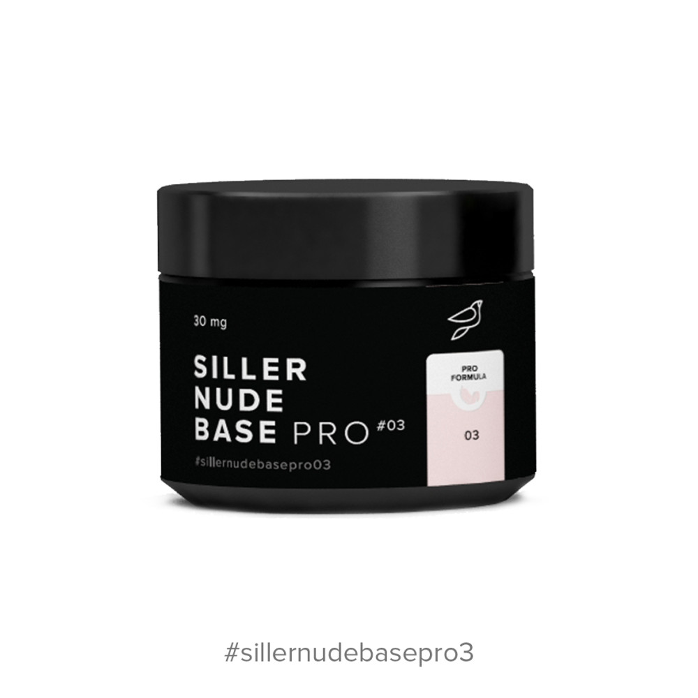 База камуфлююча Siller Professional Nude Base Pro 003. молочно-рожевий. 30 мл