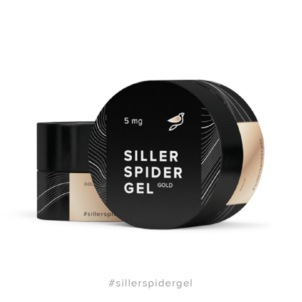 Гель-паутинка Siller Professional Spider Gel Gold. золотой. 5 мг