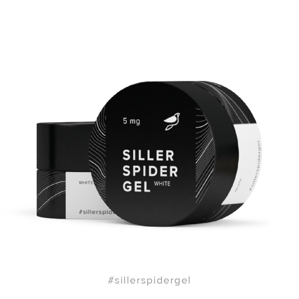 Гель-паутинка Siller Professional Spider Gel Silver. серебро. 5 мг