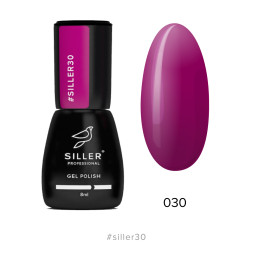 Гель-лак Siller Professional 030 темно-малиновый. 8 мл