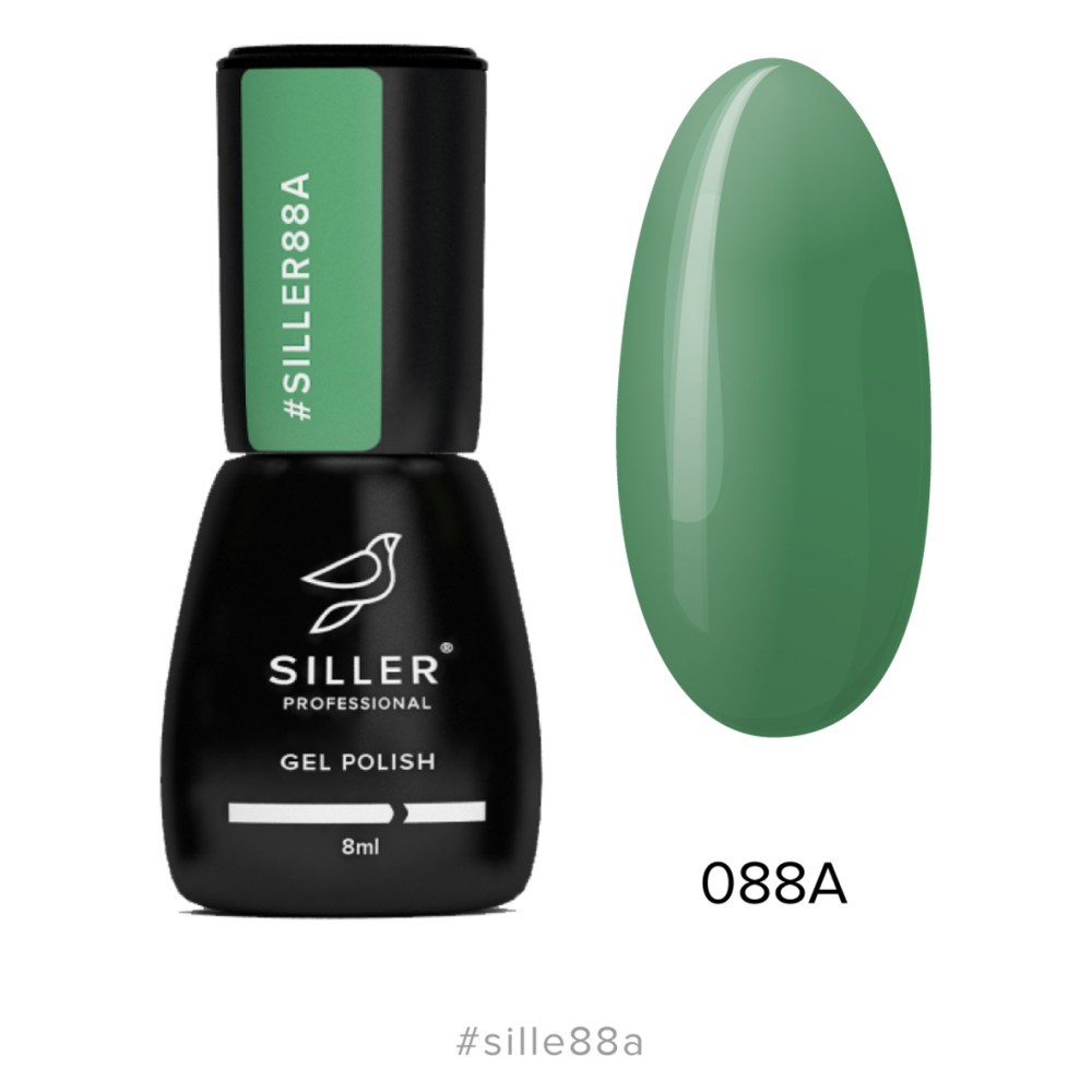 Гель-лак Siller Professional 088A лесной зеленый. 8 мл