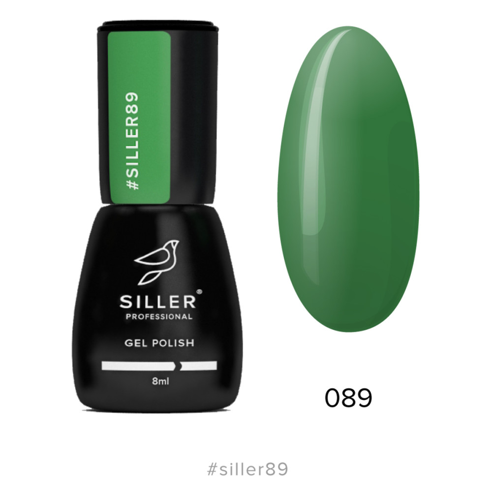 Гель-лак Siller Professional 089 темно-зеленый. 8 мл