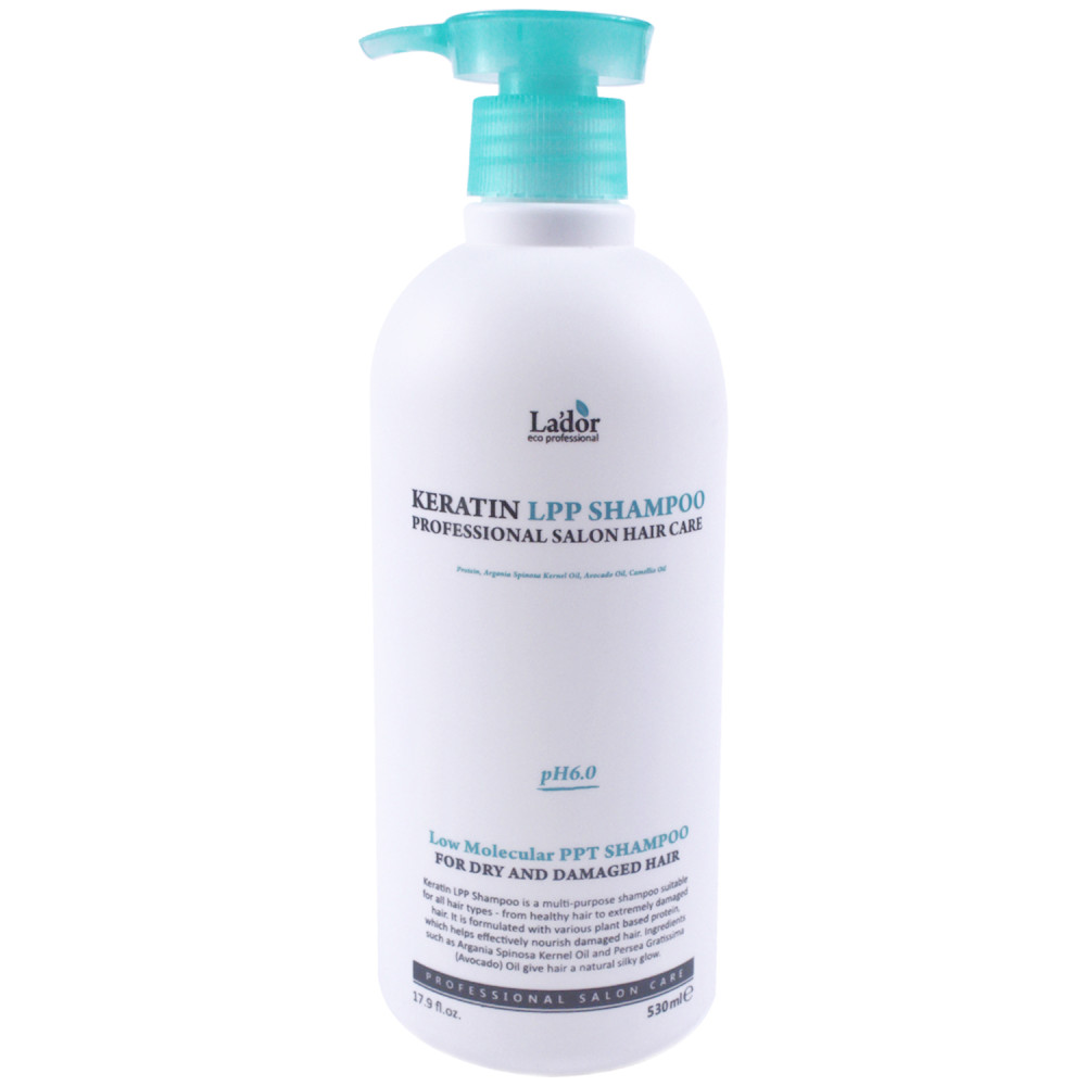 Шампунь для волос La.dor Keratin LPP Shampoo безсульфатный. кератиновый. 530 мл