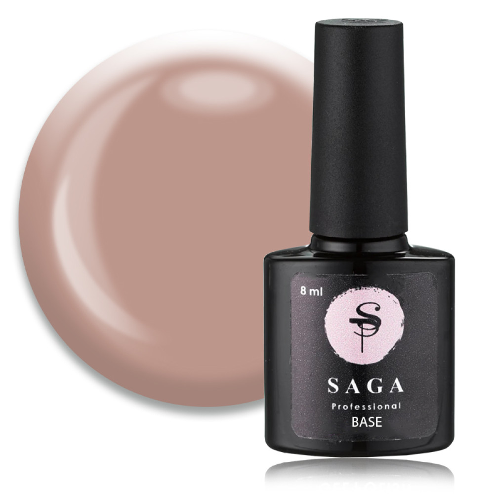 База цветная Saga Professional Color Base 014, теплый розово-бежевый, 8 мл