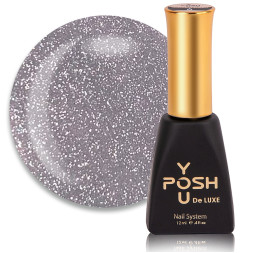 База камуфлююча You POSH French Rubber Base Flash Fire De Luxe 53. світловідбиваюча. сірий. 12 мл