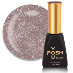 База камуфлююча You POSH French Rubber Base Flash Fire De Luxe 54. світловідбиваюча. сіро-рожевий. 12 мл
