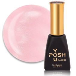 База камуфлирующая You POSH French Rubber Base De Luxe 61. нежный розовый с мелкими блестками. 12 мл