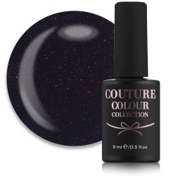 Гель-лак Couture Colour 173 темно-бордовий з шиммером, 9 мл