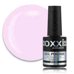 База камуфлирующая для гель-лака Oxxi Professional Cover Base Coat 016 бело-розовый. 10 мл