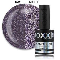 Гель-лак Oxxi Professional Disco Boom 008 фиалковый светоотражающий 10 мл
