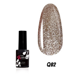 Гель-лак Nails Molekula Queens Secret Q02 бежевое сияние. 6 мл