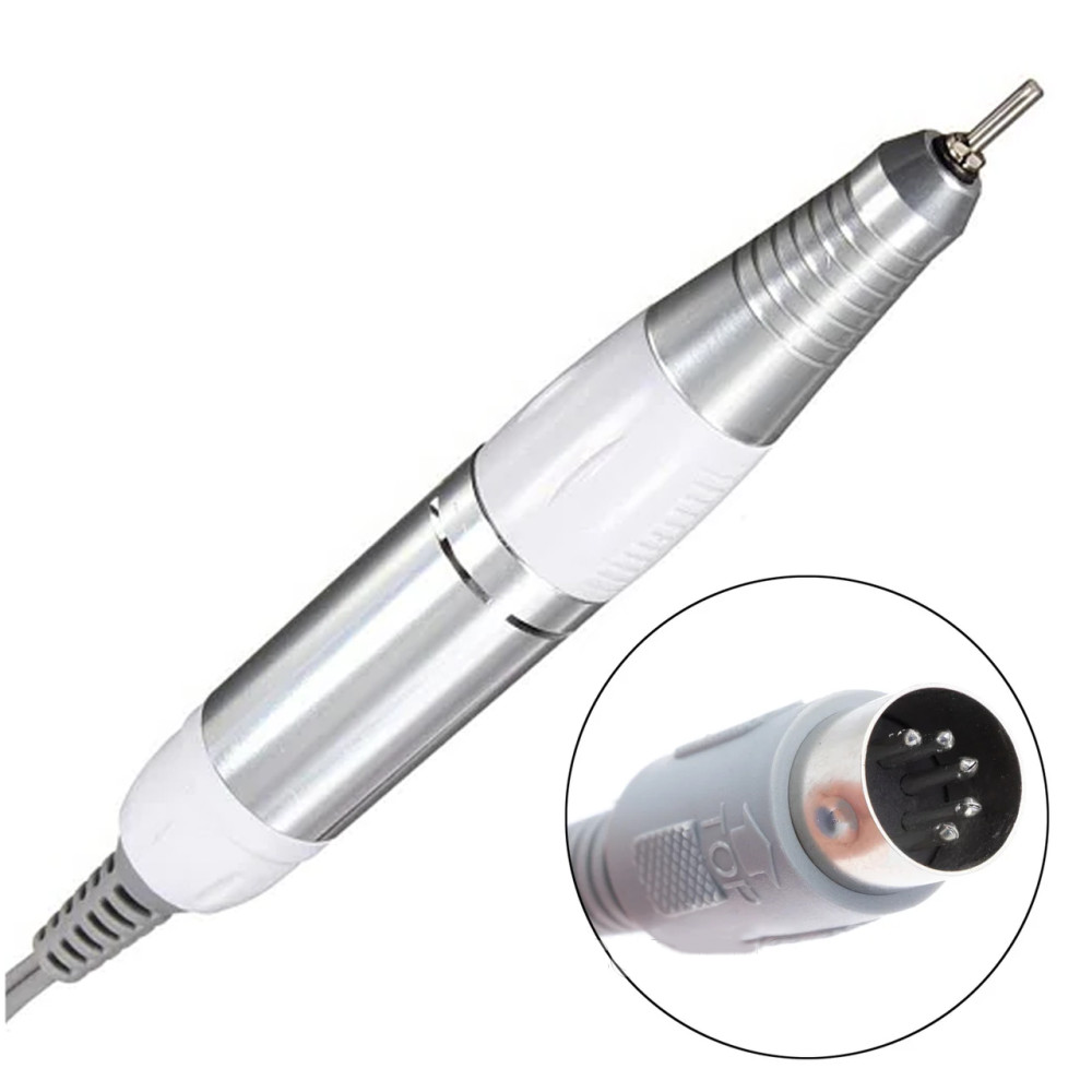 Ручка для фрезера Nail Drill Pro ZS-606, ZS-705, 35 000 оборотов/мин, пятиканальный разъем, цвет белый