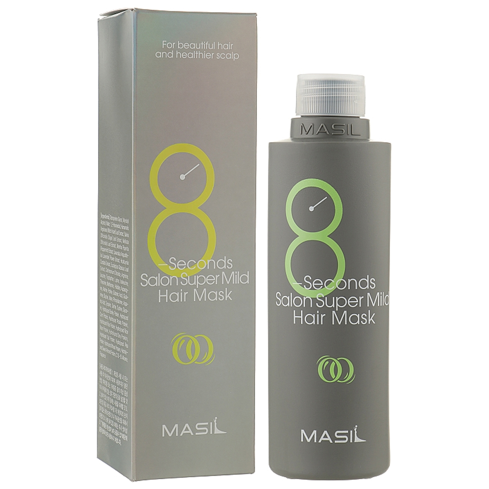 Маска для волос Masil 8 Seconds Salon Super Mild Hair Mask смягчающая восстанавливающая для очень повреждённых волос. 100 мл