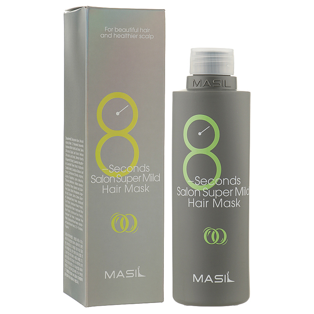 Маска для волос Masil 8 Seconds Salon Super Mild Hair Mask смягчающая восстанавливающая для очень повреждённых волос, 350 мл