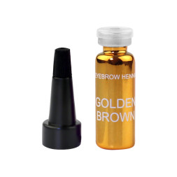 Хна для брів EkkoBeauty Golden Brown золотисто-коричневий 5 мл
