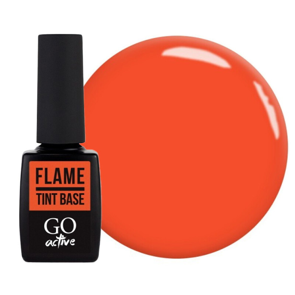 База цветная GO Active Tint Base 07 Flame, оранжевое пламя, 10 мл