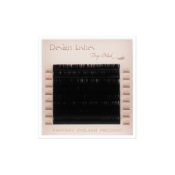 Вії Design Lashes Deep Black C 0.07 (8 рядів: 8-12 мм), чорні