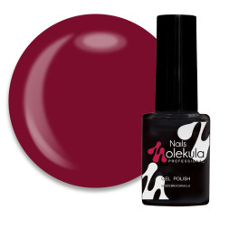 Гель-лак Nails Molekula 041 темно-малиновий. 6 мл