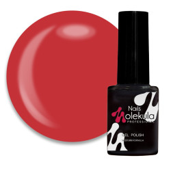 Гель-лак Nails Molekula 021 червоно-цегляний. 6 мл
