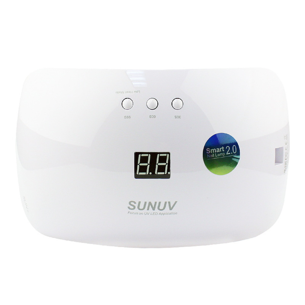 УФ LED лампа світлодіодна SUNUV Sun 8 White 48 Вт. таймер 30. 60 і 99 с. колір білий