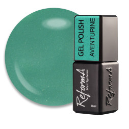 Гель-лак ReformA Semi-Precious Stones Aventurine 942074 мятно-зеленый с микроблеском. 10 мл