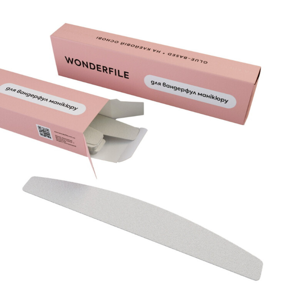 Сменные файлы для пилки Wonderfile 16.2x2.4 см. 150 грит. полумесяц. 50 шт.