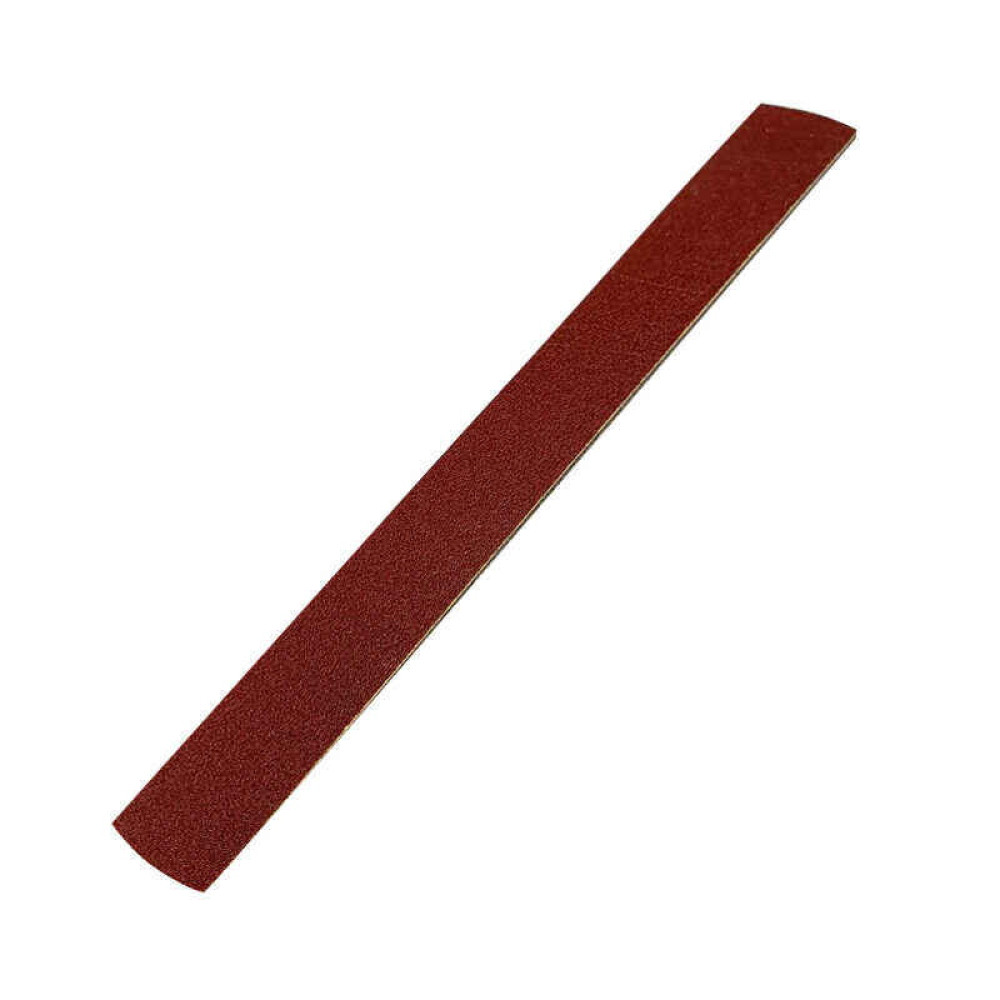 Пилка для ногтей The Pilochki 180/240, 155 мм, прямая, цвет бордовый