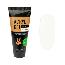 Акріл-гель F.O.X Aсryl Gel 002 Milk. молочний. 30 мл