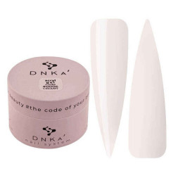 Акрил-гель DNKa Acryl Gel 0006 Creamy светлый бежевый в баночке. 30 мл