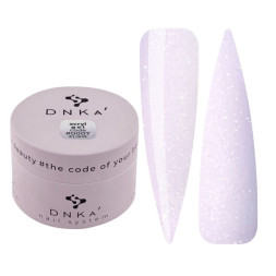 Акрил-гель DNKa Acryl Gel 0007 Elixir розовый с шиммером в баночке. 30 мл