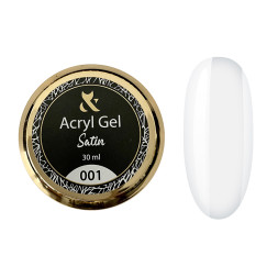 Акрил-гель F.O.X Aсryl Gel Satin 001 Clear. прозрачный. 30  мл