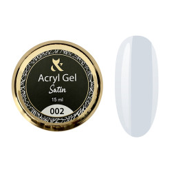 Акрил-гель F.O.X Aсryl Gel Satin 002 White. белый. 15 мл