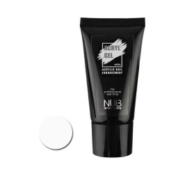 Акрил-гель NUB Acryl Gel White. білий. 30 мл