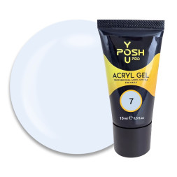 Акрил-гель You POSH Acryl Gel 07. білий. 15 мл