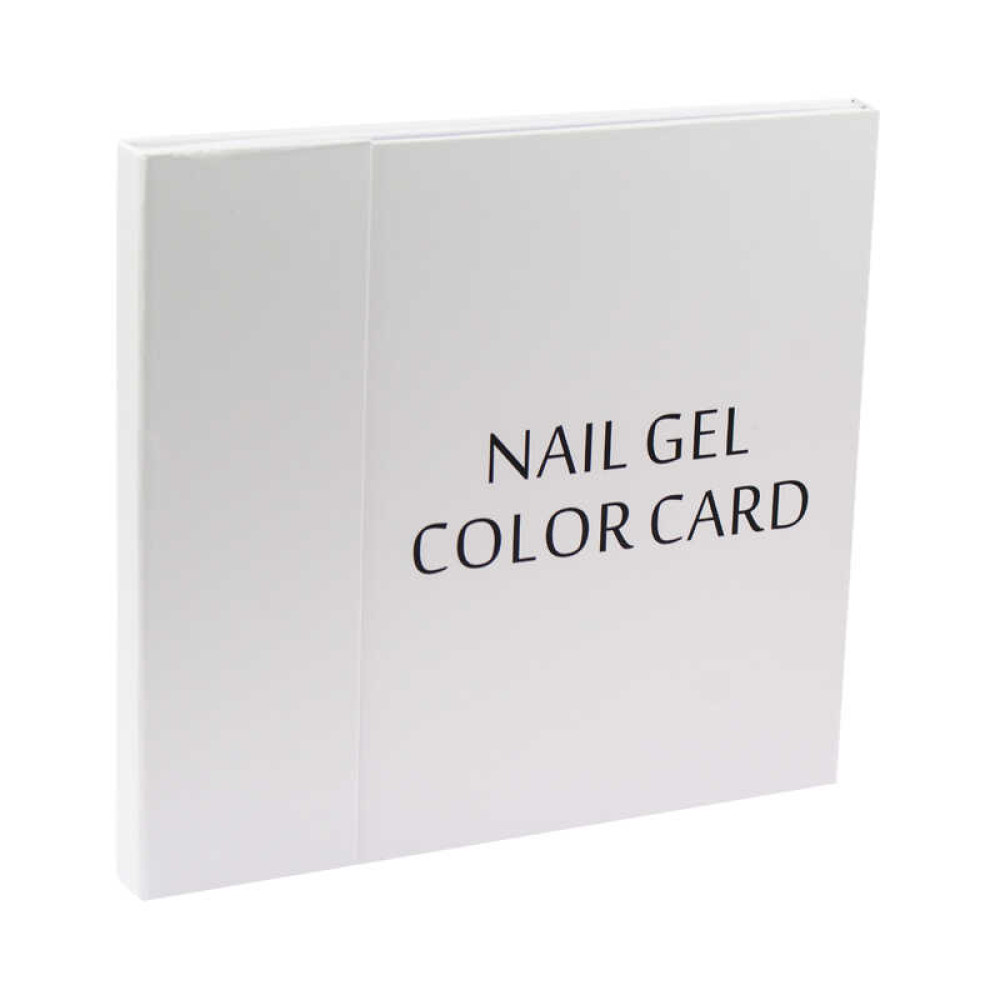Альбом-дисплей на 120 типс Nail Gel Color Card, цвет белый