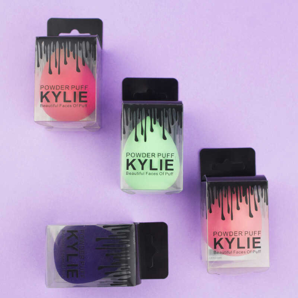 Спонж для макияжа Kylie Powder Puff, 5,5х4 см, цвет розовый