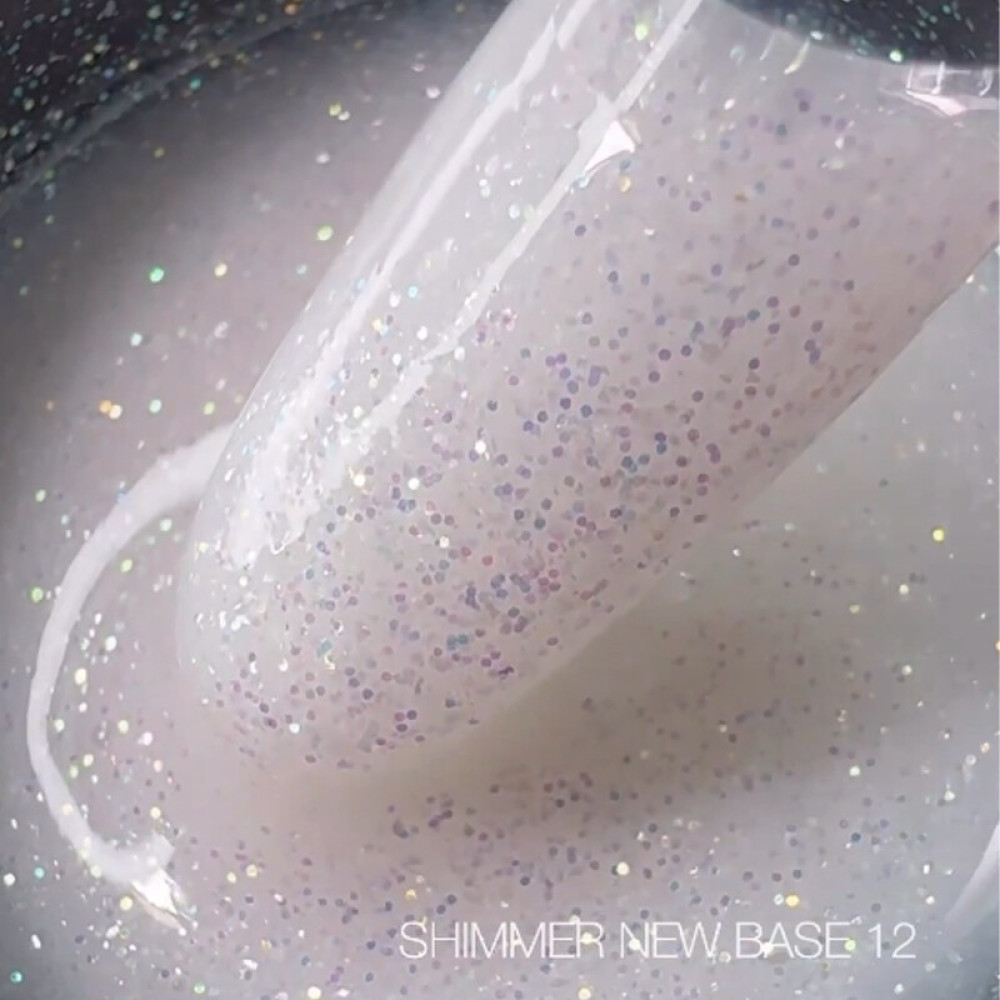 База камуфлирующая Saga Professional Cover Base Shimmer 12 молочный с шиммером, 15 мл