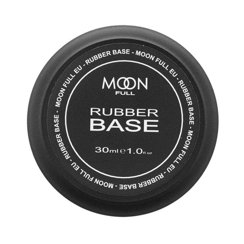 База каучукова для гель-лаку Moon Full Rubber Base у баночці. 30 мл